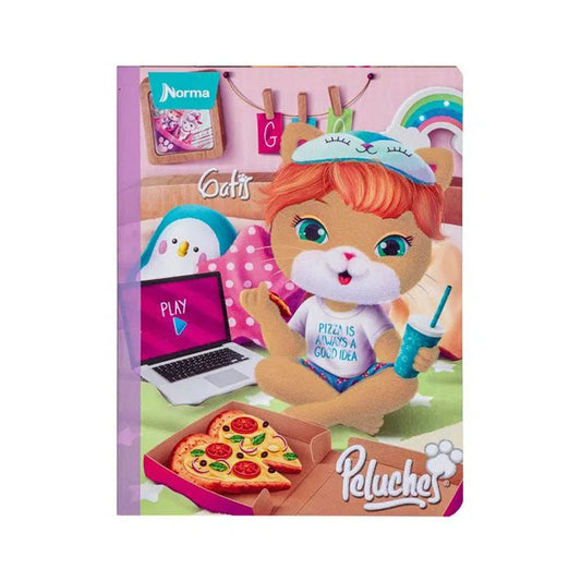 Cuaderno cosido PELUCHES Norma DE 100 HOJAS #5