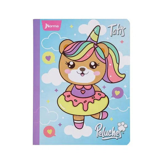 Cuaderno cosido PELUCHES FANTASY norma DE 100 HOJAS #3
