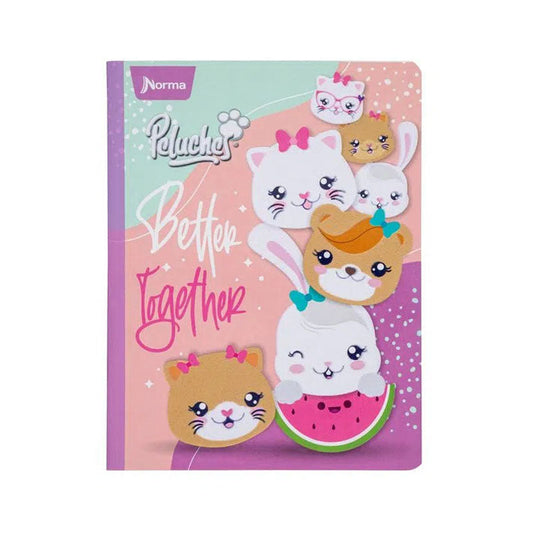 Cuaderno cosido PELUCHES FANTASY norma DE 100 HOJAS #7