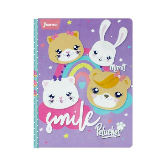 Cuaderno cosido DURABOOK PELUCHES FANTASY norma DE 100 HOJAS #2
