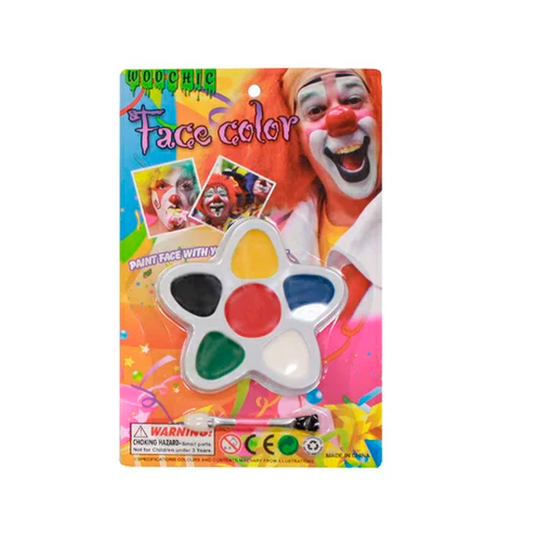 Pintucaritas X6 Colores + Pincel