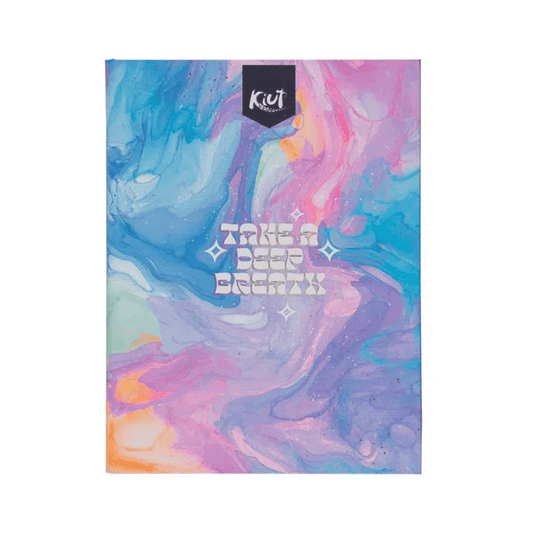 Cuaderno cosido grande KIUT DE 100 HOJAS cuadriculado PLATINO #1