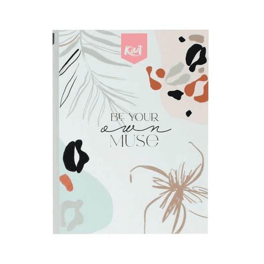 Cuaderno cosido grande KIUT DE 100 HOJAS cuadriculado PLATINO #4