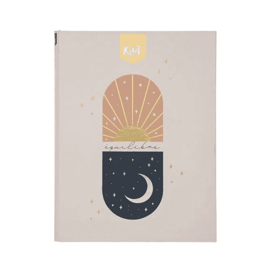 Cuaderno cosido grande KIUT DE 100 HOJAS cuadriculado PLATINO #6