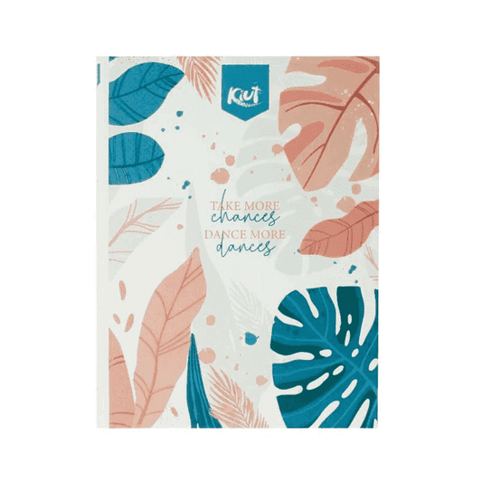 Cuaderno cosido grande KIUT DE 100 HOJAS cuadriculado PLATINO #7