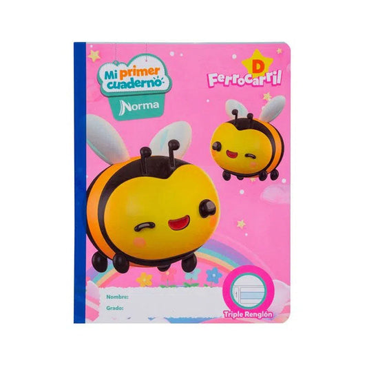 Cuaderno cosido MI PRIMER CUADERNO Norma DE 100 HOJAS Pre-cuadritos #3