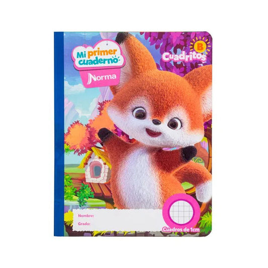 Cuaderno cosido MI PRIMER CUADERNO Norma DE 100 HOJAS Pre-cuadritos #4